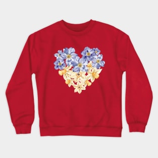 Flower heart Crewneck Sweatshirt